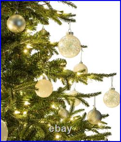 6.5/7.5 ft Pre-Lit Aspen Fir Artificial Christmas Tree with 500 Clear Lights 6.5/7.5 ft Pre-Lit Aspen Fir Artificial Christmas Tree with 500 Clear Lights