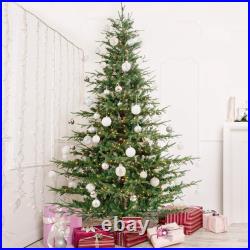 6.5/7.5 ft Pre-Lit Aspen Fir Artificial Christmas Tree with 500 Clear Lights 6.5/7.5 ft Pre-Lit Aspen Fir Artificial Christmas Tree with 500 Clear Lights