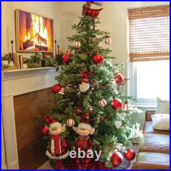 6.5-Ft. Foxtail Pine Artificial Christmas Tree with Stand and No Lights, Unlit F