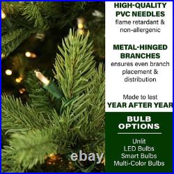 6.5-Ft. Foxtail Pine Artificial Christmas Tree with Stand and No Lights, Unlit F