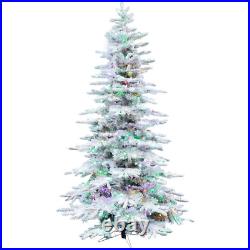 6.5 Ft. Pine Valley Artificial Christmas Tree Smart Multi-Color Clear LED Lights
