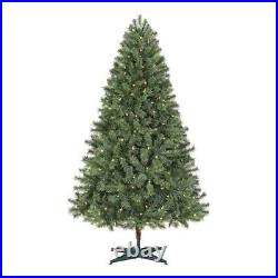 6.5 ft Pine Artificial Pre-Lit Christmas Tree w 250 Color Changing LED Lights