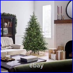 6.5 ft. Pre-Lit Fraser Grande Tree with Dual Color LED Lights, Plug-In