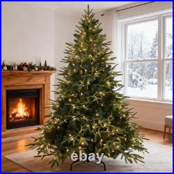 6.5 ft Prelit Artificial Realistic Christmas Tree &2356 PE/PVC Tips 450 Lights