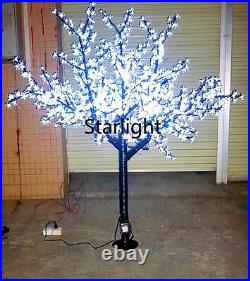 6.5ft Outdoor LED Christmas Light Cherry Blossom Tree Holiday Home Decor White