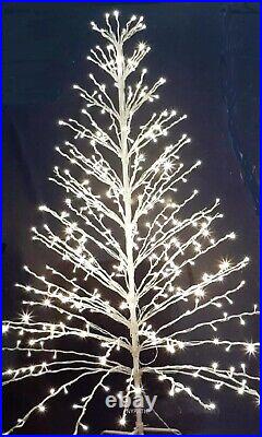 6 Ft Lighted Cascade Outdoor Christmas Twig Tree Lights 6 Ft Lighted Cascade Outdoor Christmas Twig Tree Lights