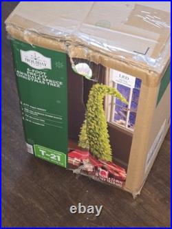 6' Grinch Style Pre-Lit Christmas Tree Spruce Green LED 6' Pre-Lit Lawndale