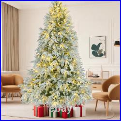 6' Pre-Lighted Spruce Edelweiss Christmas Tree with Multi-Color LED Lights NEW 6' Pre-Lighted Spruce Edelweiss Christmas Tree with Multi-Color LED Lights NEW
