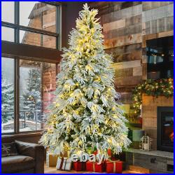 6' Pre-Lighted Spruce Edelweiss Christmas Tree with Multi-Color LED Lights NEW 6' Pre-Lighted Spruce Edelweiss Christmas Tree with Multi-Color LED Lights NEW