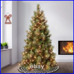 6 ft. Pre-Lit Charleston Pine Slim Tree with Clear Lights, Plug-In