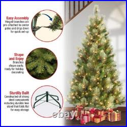 6 ft. Pre-Lit Charleston Pine Slim Tree with Clear Lights, Plug-In