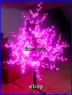 6ft/1.8m LED Cherry Blossom Tree Light Outdoor Home Decor 1,024 LEDs Pink Color