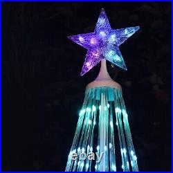 6ft/7.5ft Christmas Light Show Tree Cone Outdoor Xmas Home Yard Decor Multicloor 6ft/7.5ft Christmas Light Show Tree Cone Outdoor Xmas Home Yard Decor Multicloor