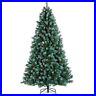 6ft_7_5ft_Pre_lit_Snow_Dusted_Artificial_Christmas_Tree_withRed_Berries_and_Lights_01_yia