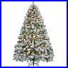 6ft_7_5ft_Pre_lit_Snow_Frosted_Artificial_Christmas_Tree_with_250_Warm_Light_01_rozn