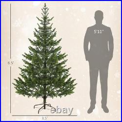6ft Artificial Sparse Cedar Christmas Tree with LED Lights