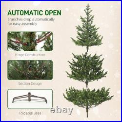 6ft Artificial Sparse Cedar Christmas Tree with LED Lights