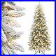 6ft_Pencil_Christmas_Tree_with_Flocked_Snow_LED_Lights_Pre_Lit_Artificial_Xmas_01_it