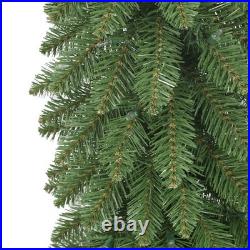 6ft Pre-Lit Alpine Pencil Christmas Tree 261 Tips, 100 Clear Lights, Holiday D