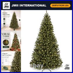 6ft Pre-Lit Artificial Christmas Tree with LED Twinkling Lights, Realistic Holid