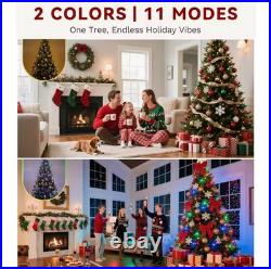 6ft Pre-Lit Christmas Tree 1000 Tips 250 Lights Spruce with Remote