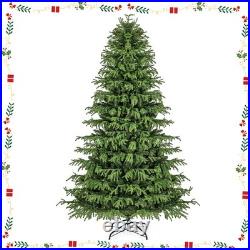7FT Artificial Christmas Tree, 370 LED Lights, 1090 Branch Tips for Home Party