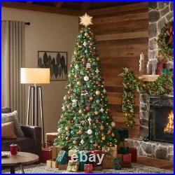 7FT Christmas Tree Artificial Festive Pine 500 LED Lights Holiday Decorations
