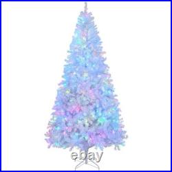 7FT Pre-Lit Artificial Christmas Tree 400 RGB LED Lights App Controlled