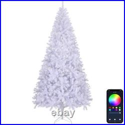 7FT Pre-Lit Artificial Christmas Tree 400 RGB LED Lights App Controlled