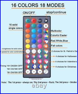 7Ft Birch Tree with LED lights Color Changing Lighted Birch Tree Outdoor, Rem