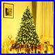 7Ft_Pre_Lit_PVC_Artificial_Christmas_Tree_Hinged_with_300_LED_Lights_Stand_Green_01_dirm