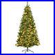 7Ft_Pre_lit_Hinged_PE_Artificial_Christmas_Tree_with_350_LED_Lights_Pine_Cones_01_kpq