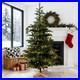 7Ft_Prelit_Artificial_Christmas_Tree_Green_spruce_400_LED_Lights_X_Wooden_Base_01_iklb