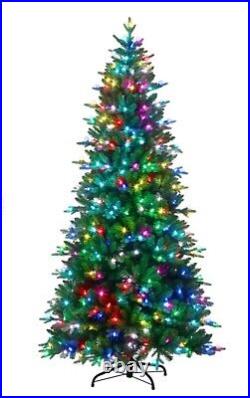 7.58' Lighted Fir Christmas Tree Alexa Enabled