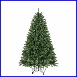 7.5FT Christmas Tree with 550 Warm White LED Lights Full Realistic Holiday Tree