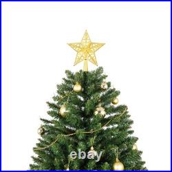 7.5FT Christmas Tree with 550 Warm White LED Lights Full Realistic Holiday Tree