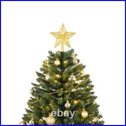 7.5FT Christmas Tree with 550 Warm White LED Lights Full Realistic Holiday Tree