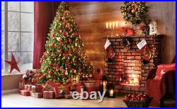7.5FT Hinged Christmas Tree with1250 Lush Branch Tips 350LED Lights Holiday Decor