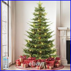 7.5Ft Aspen Fir Christmas Tree with 700 LED Lights & Remote Control