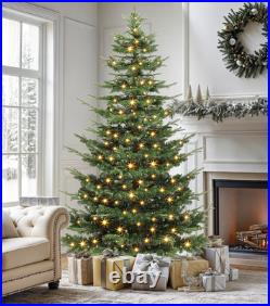 7.5Ft Aspen Fir Christmas Tree with 700 LED Lights & Remote Control