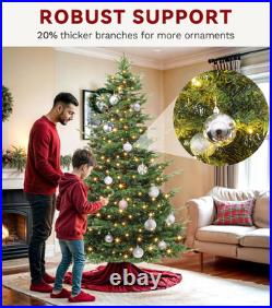 7.5Ft Aspen Fir Christmas Tree with 700 LED Lights & Remote Control