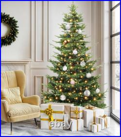 7.5Ft Aspen Fir Christmas Tree with 700 LED Lights & Remote Control