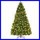 7_5Ft_Pre_Lit_Hinged_PVC_Artificial_Christmas_Tree_with_400_LED_Lights_Stand_New_01_ehcg