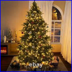 7.5Ft Prelit Artificial Christmas Tree 3661 Branch Tips 800 Warm Lights