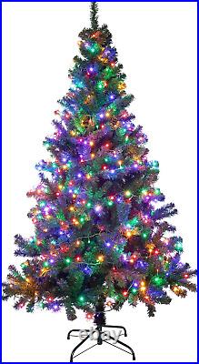 7.5Ft Premium Artificial Christmas Tree with 600 LED Multicolored String Lights 7.5Ft Premium Artificial Christmas Tree with 600 LED Multicolored String Lights