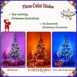 7.5Ft Premium Artificial Christmas Tree with 600 LED Multicolored String Lights 7.5Ft Premium Artificial Christmas Tree with 600 LED Multicolored String Lights