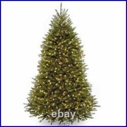 7.5' Dunhill Fir Christmas Tree Clear Lights 600 Incandescent Pre-Lighted Prelit