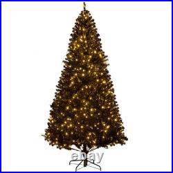 7.5 FT Tall PreLit Artificial Christmas Tree with Realistic Branches, 500 LEDs