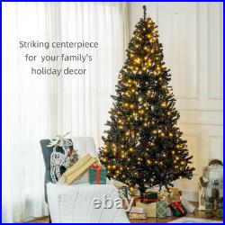 7.5 FT Tall PreLit Artificial Christmas Tree with Realistic Branches, 500 LEDs