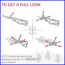 7.5 FT Tall PreLit Artificial Christmas Tree with Realistic Branches, 500 LEDs 7.5 FT Tall PreLit Artificial Christmas Tree with Realistic Branches, 500 LEDs
